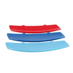 RejillasCubierta de parrilla delantera estilo 3D M - para BMW serie 5 - 3 piezas