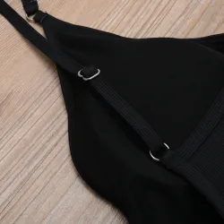 Baño y ropaBañador sexy de una pieza - canalé - escote pronunciado - con push up