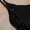 Baño y ropaBañador sexy de una pieza - canalé - escote pronunciado - con push up