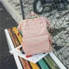 Vintage läderryggsäck - stor kapacitet