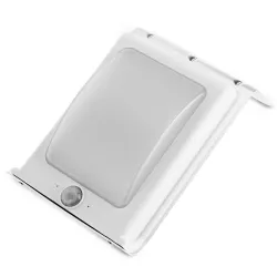 LED havesolarlampe med bevægelsessensor - aluminium