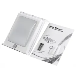 LED havesolarlampe med bevægelsessensor - aluminium