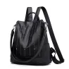 MochilasMochila de moda - antirrobo - cuero - remaches estrellas - gran capacidad