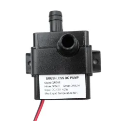 12V mini vandpumpe - ultra støjsvag - børsteløs - nedsænkelig