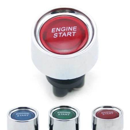 Startknop auto-ontsteking met LED - ENGINE STARTSchakelaars
