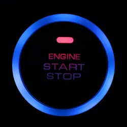 InterruptoresBotón universal de arranque/parada de motor de coche - interruptor sin llave - LED - 12V