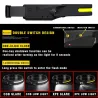 Czołówka indukcyjna z wbudowanym akumulatorem - COB LED - akumulator USB - latarka czołowaLatarka