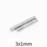 N35 - magnete al neodimio - disco tondo - 3mm * 1mm - 100 pezzi