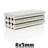 N35 - magnes neodymowy - okrągła tarcza - 6mm * 3mm - 100 sztukN35