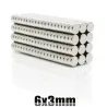 N35 - neodymium magnet - round disc - 6mm * 3mm - 100 piecesN35