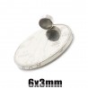 N35 - neodymium magnet - round disc - 6mm * 3mm - 100 piecesN35