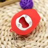 Décapsuleur en forme de casque - avec porte-clés - lumière LED