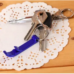 Mini décapsuleur - avec anneau porte-clés