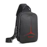 Stöldskyddsaxelväska med USB-port - crossbody - PVC-bröstväska