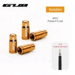 Bouchon de valve de roue Schrader / Presta - léger - anti-corrosion - 4 pièces