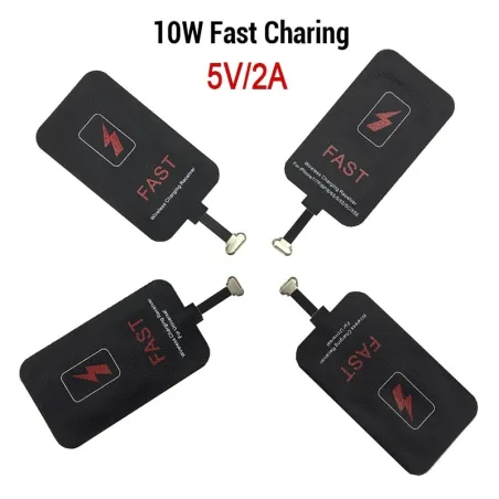 5V/2A - 10W - type C - Qi trådløs oplader - opladeradapter - til iPhone - Xiaomi - Samsung - Huawei - Android