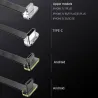 5V/2A - 10W - type C - Qi trådløs oplader - opladeradapter - til iPhone - Xiaomi - Samsung - Huawei - Android