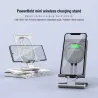 15W - chargeur rapide sans fil - support - support de téléphone pliable - pour iPhone - Samsung - Huawei - Xiaomi