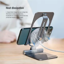 15W - draadloze snellader - standaard - opvouwbare telefoonhouder - voor iPhone - Samsung - Huawei - XiaomiHouders