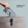 15W - trådløs hurtiglader - stativ - sammenleggbar telefonholder - for iPhone - Samsung - Huawei - Xiaomi