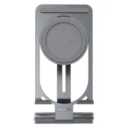 15W - trådløs hurtigoplader - stativ - foldbar telefonholder - til iPhone - Samsung - Huawei - Xiaomi
