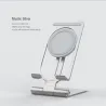 15W - chargeur rapide sans fil - support - support de téléphone pliable - pour iPhone - Samsung - Huawei - Xiaomi