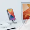 15W - carregador rápido sem fio - suporte - suporte de telefone dobrável - para iPhone - Samsung - Huawei - Xiaomi