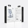 15W - trådløs hurtiglader - stativ - sammenleggbar telefonholder - for iPhone - Samsung - Huawei - Xiaomi