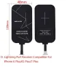 Universal Qi trådløs lader - adapter - mottaker - magisk merkelapp - micro USB - type C