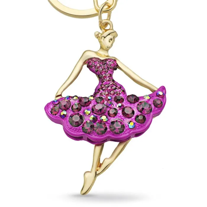 Krystal ballerina - nøglering