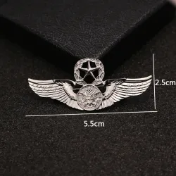Fashionabla brosch - nål - europeisk / amerikansk design - dubbelhövdad örn