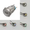 Interruptores12V - 19mm - interruptor metalico - LED - arranque motor on-off - pulsador de encendido