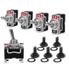 5 delar - ON / OFF vippströmbrytare - 5A 250V SPST 2 Pin - vattentät
