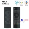 MX3-L med talekommando - luftmus - Google Smart-fjernkontroll - bakgrunnsbelyst