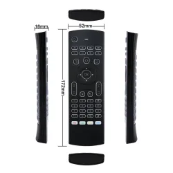 MX3-L avec commande vocale - air mouse - télécommande Google Smart - rétroéclairé