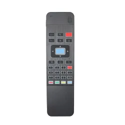 T3 6-axlig Gyro - Air Mouse - 2.4G - trådlös - 7 färger bakgrundsbelyst - Smart fjärrkontroll - med QWERTY-tangentbord