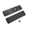 T3 6-Axis Gyro - Air Mouse - 2.4G - sans fil - rétroéclairé 7 couleurs - Télécommande intelligente - avec clavier QWERTY