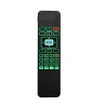 T3 6-Axis Gyro - Air Mouse - 2.4G - sans fil - rétroéclairé 7 couleurs - Télécommande intelligente - avec clavier QWERTY