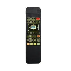 T3 6-Axis Gyro - Air Mouse - 2.4G - wireless - 7 colori retroilluminato - Telecomando intelligente - con tastiera QWERTY