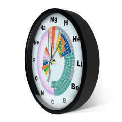RelojesReloj de pared moderno - activado por sonido - LED - tabla periódica de elementos químicos
