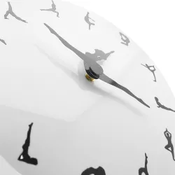 RelojesReloj de pared de moda - bailarina bailarina - posiciones de ballet