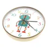 RelojesElegante reloj de pared para niños - cuarzo - diseño de robot retro