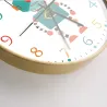 Snygg barnväggklocka - kvarts - retro robotdesign