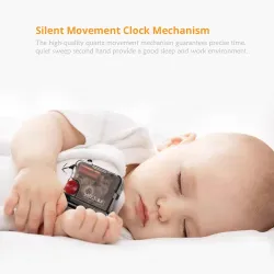 RelojesElegante reloj de pared para niños - cuarzo - diseño de robot retro