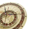 Dekorativ vägg träklocka - kvarts - Prag / Tjeckien astronomi