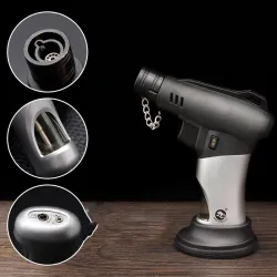 Grill - papierosy - zapalniczka turbo jet - gaz butan - wiatroodpornaZapalniczki