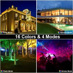 30W - 50W - projecteur - LED - RGB - étanche