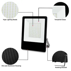 30W - 50W - projecteur - LED - RGB - étanche