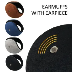 Warm earmuffs with metal hearing holes - unisexHats & Caps