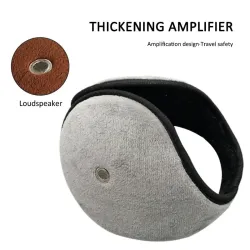 Varme øreklokker med metallhørehull - unisex
